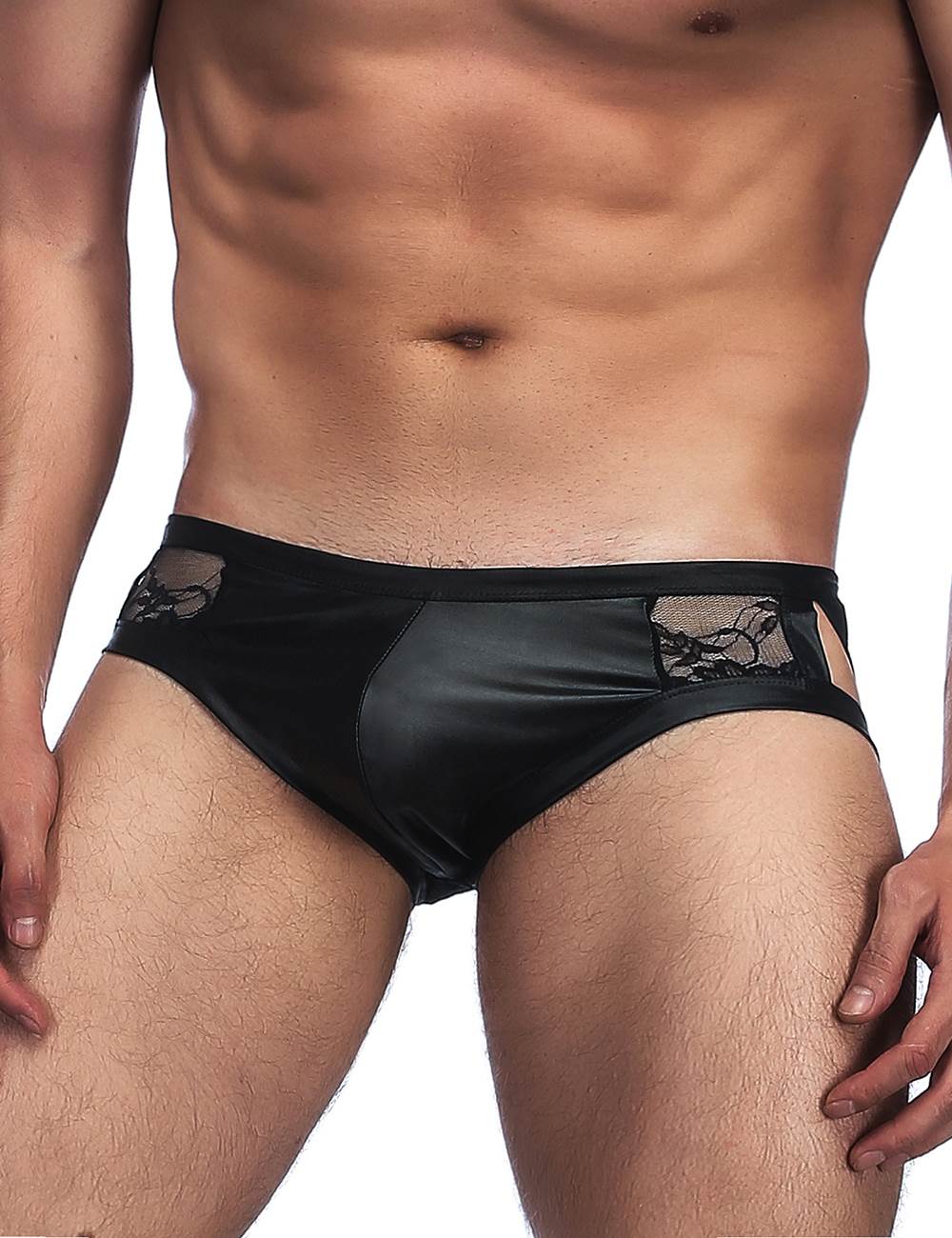 Oh Yeah - Low Rise PU Leather Brief - G-Shop AS