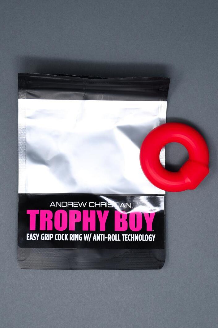 Easy Grip Cockring - Rød - G-Shop AS