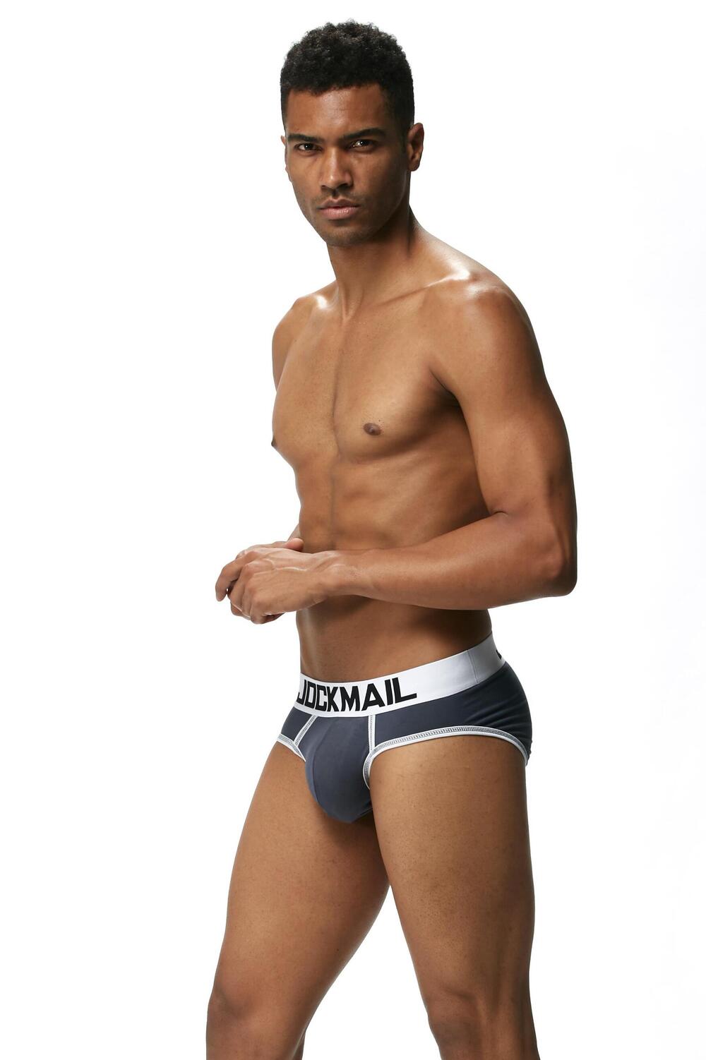 Jockmail Push Up Brief - Grå - G-Shop AS