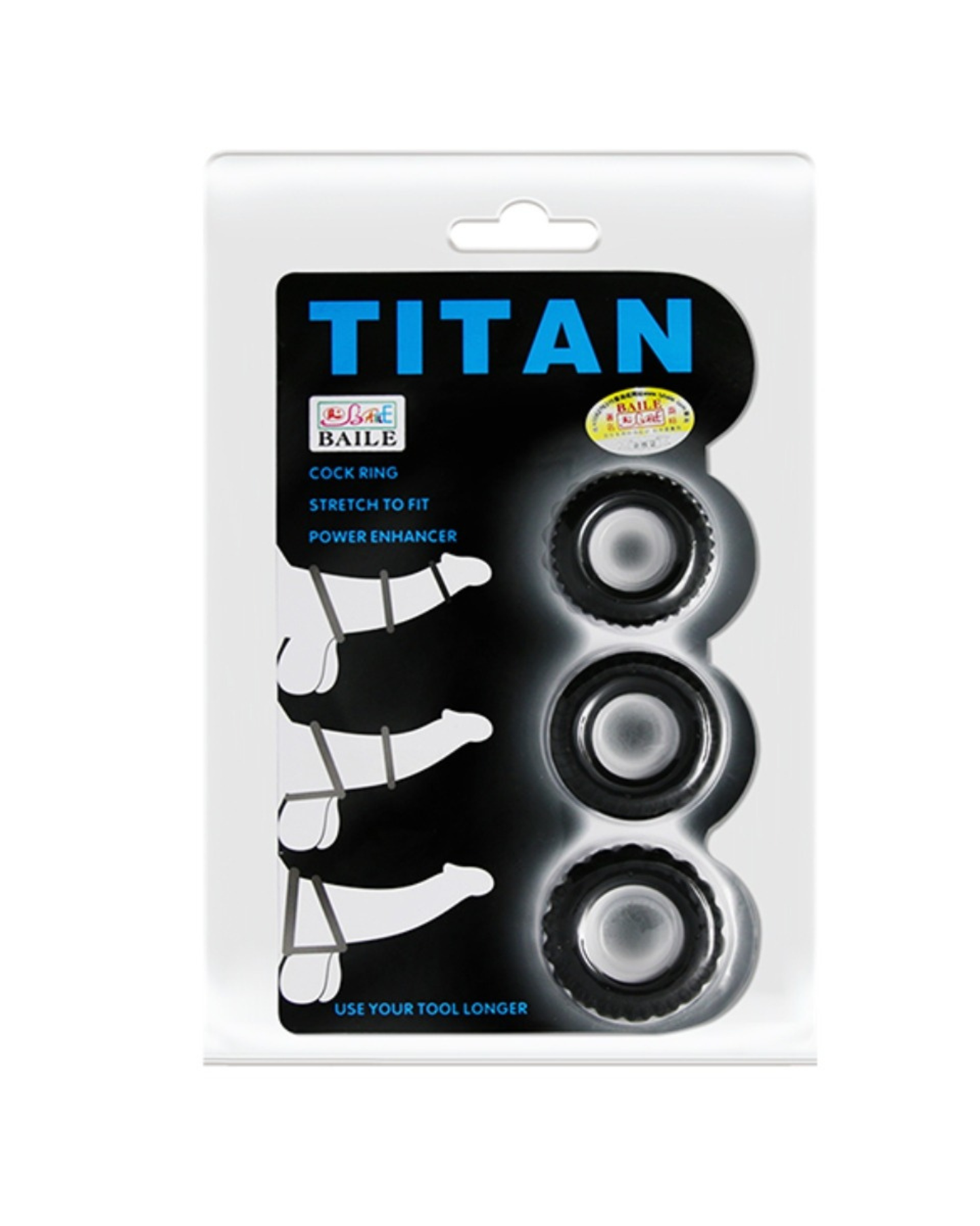 Titan Silicone Cock Ring 3 Pack - G-Shop AS