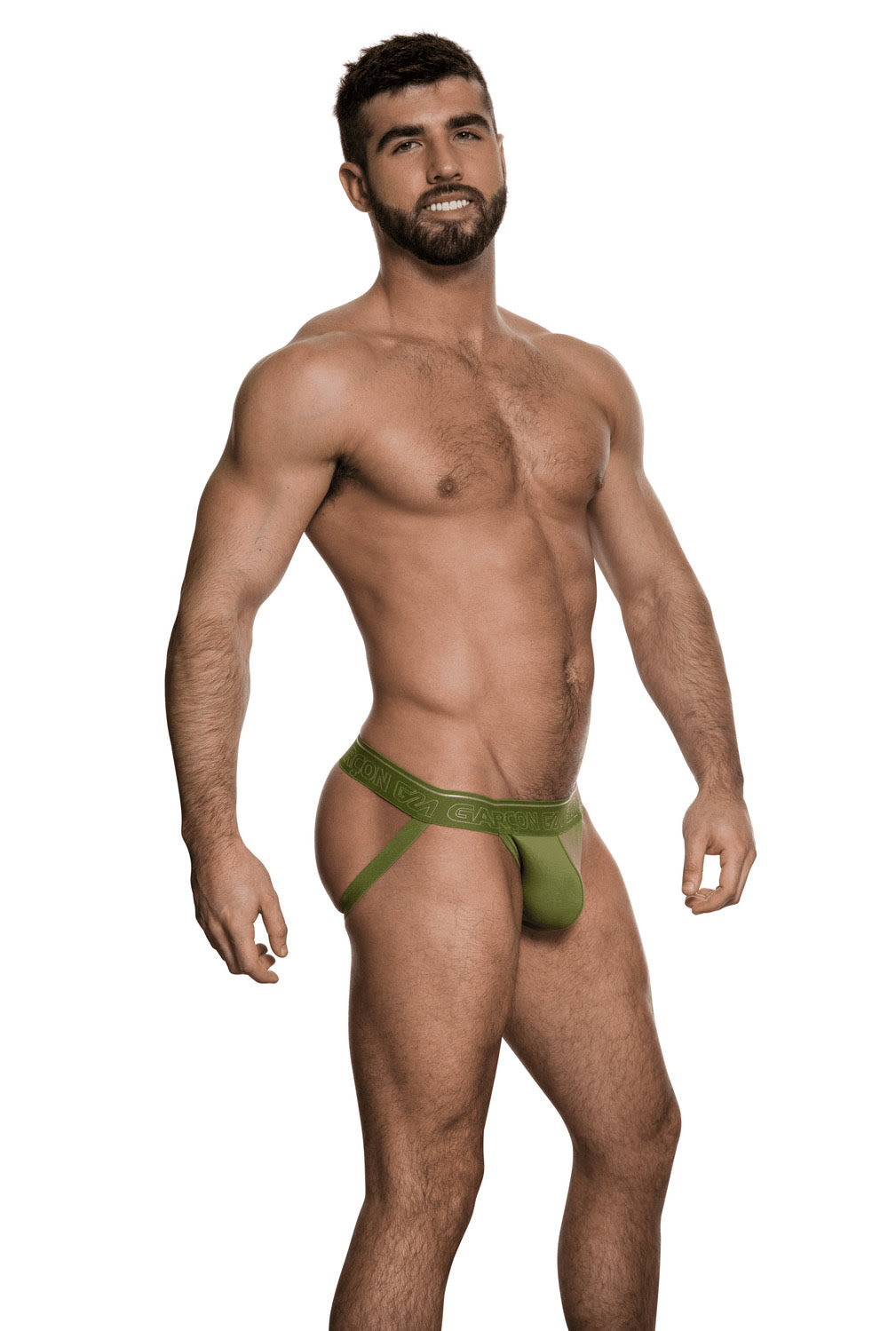 Garcon Khaki Bamboo Jockstrap - G-Shop AS