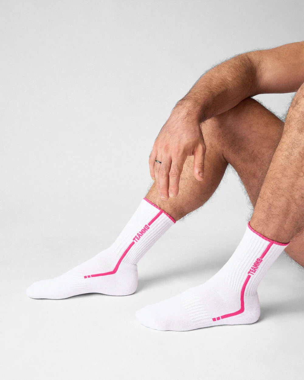 Optic Crew Socks - Fuchsia