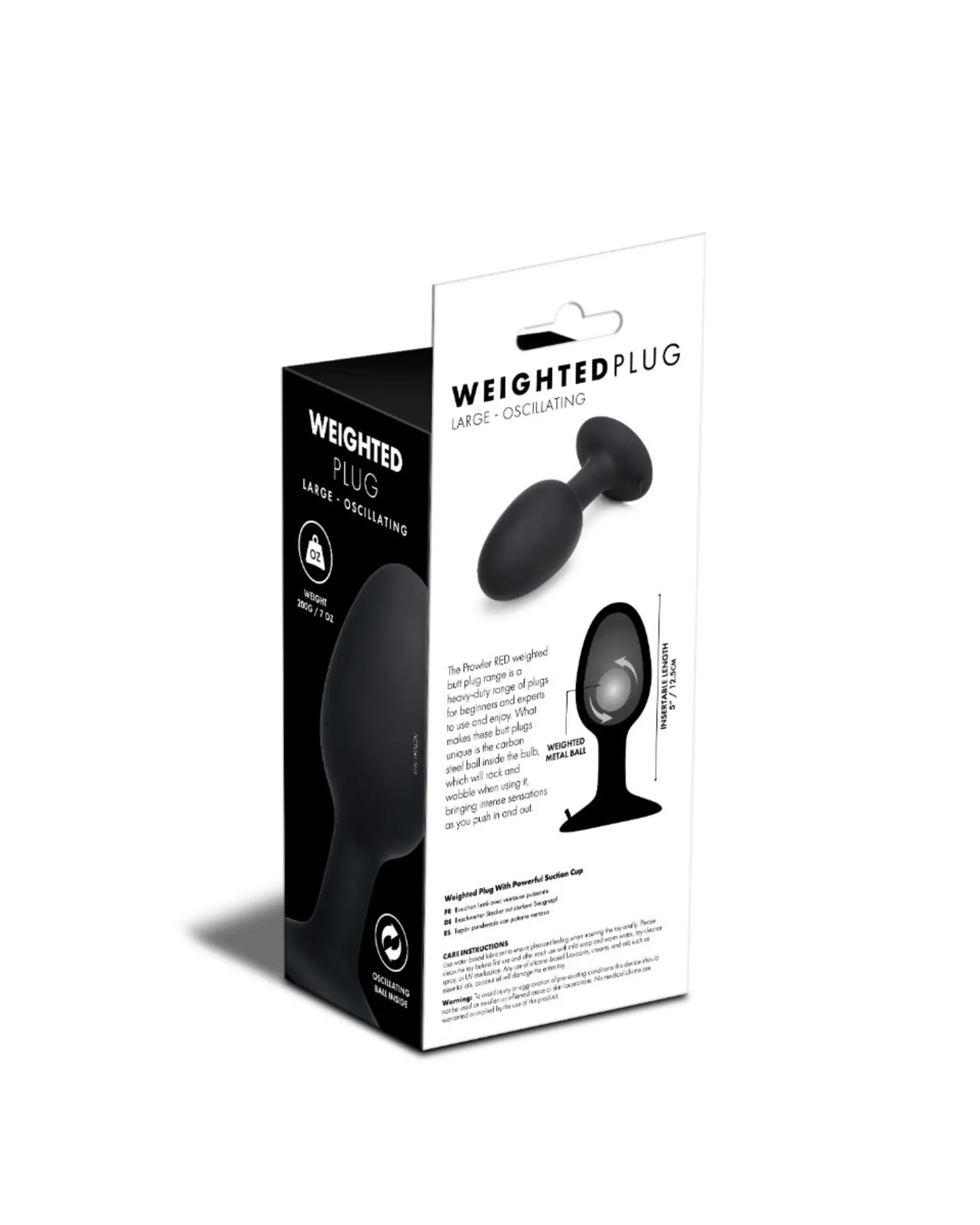 Large Weighted Butt Plug - G-Shop AS