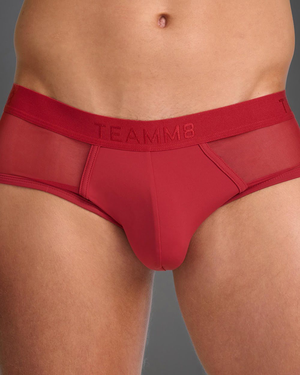 TEAMM8 - Score Sheer Brief - Red - G-Shop AS