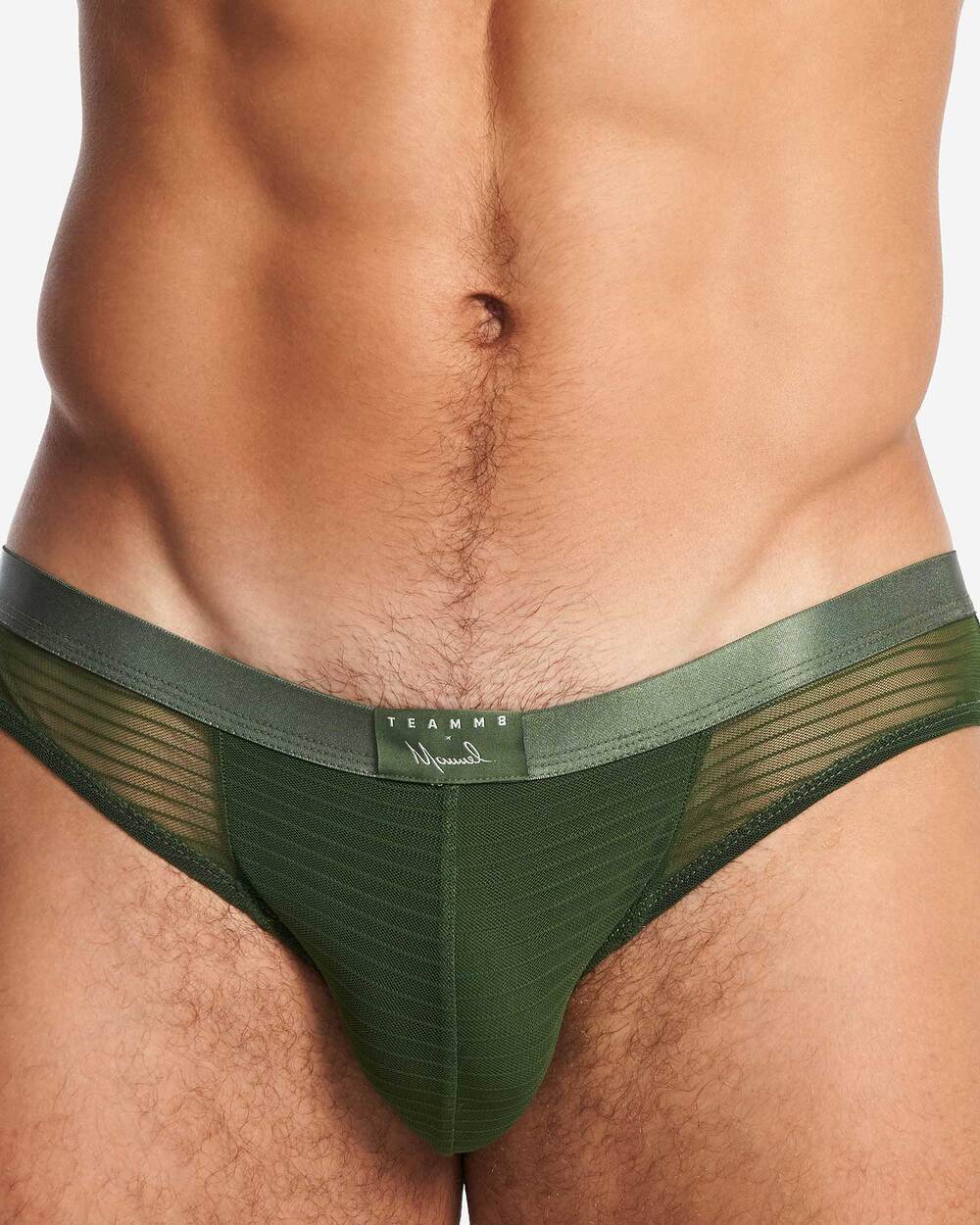 TEAMM8 Manuel Sheer Bikini Brief - Grønn - G-Shop AS
