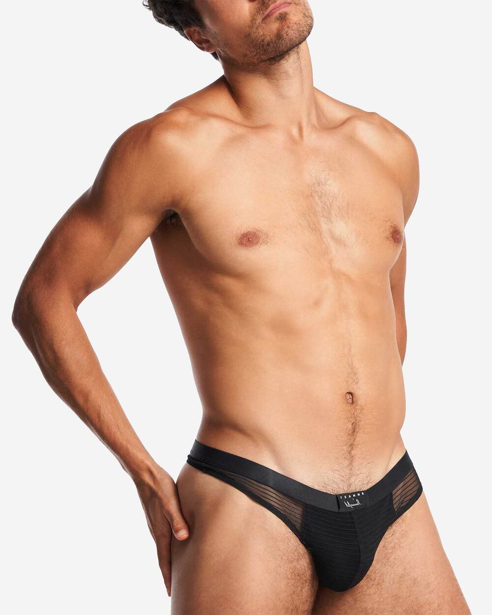 TEAMM8 Manuel Sheer Thong - Svart - G-Shop AS