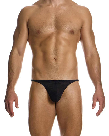 Muslin Thong - Svart - G-Shop AS