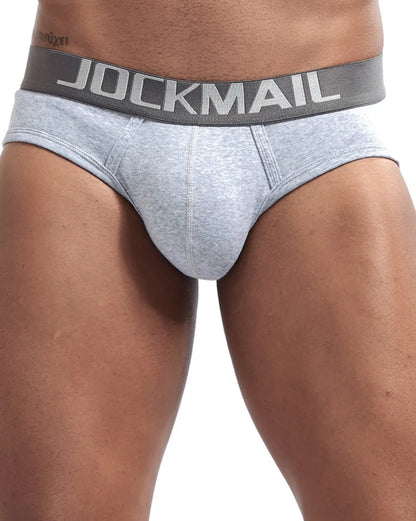 Jockmail Brief Classic Cotton - Grå - G-Shop AS