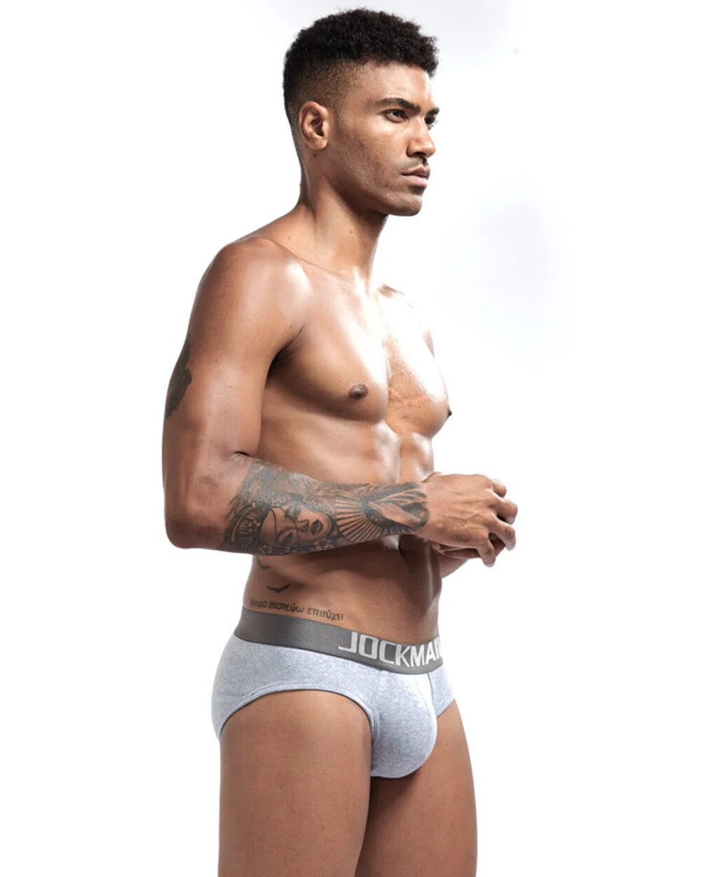 Jockmail Brief Classic Cotton - Grå - G-Shop AS