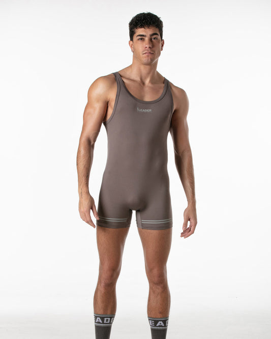 Leader Sports Singlet - Taupe - G-Shop AS