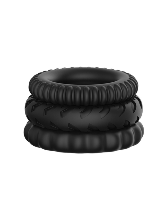 Titan Silicone Cock Ring 3 Pack - G-Shop AS