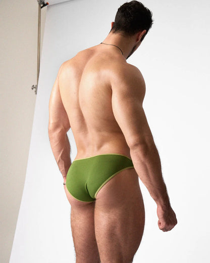 Flaunt Bikini Brief - Eucalyptus