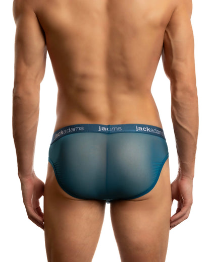 Excite Sheer Brief - Mykonos Blue - G-Shop AS