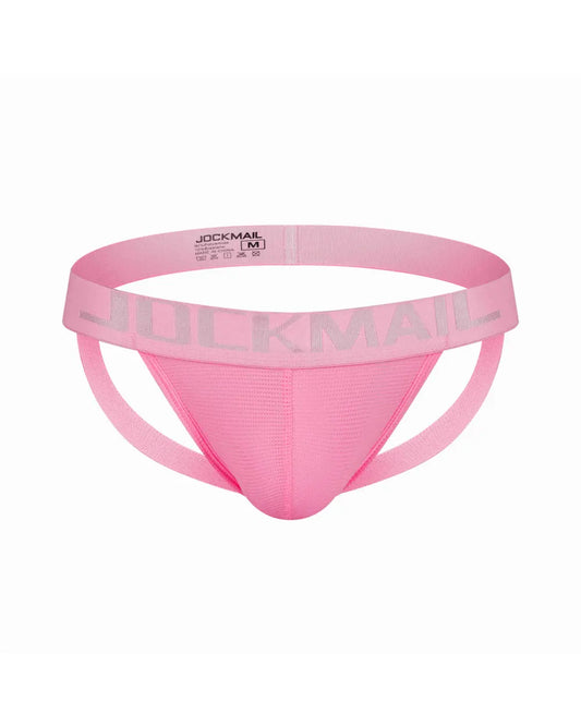 Jockmail Mesh Jockstrap - Rosa - G-Shop AS