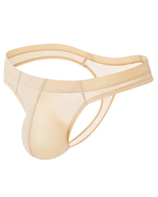 Jockmail Ice Silk Thong - Nude - G-Shop AS