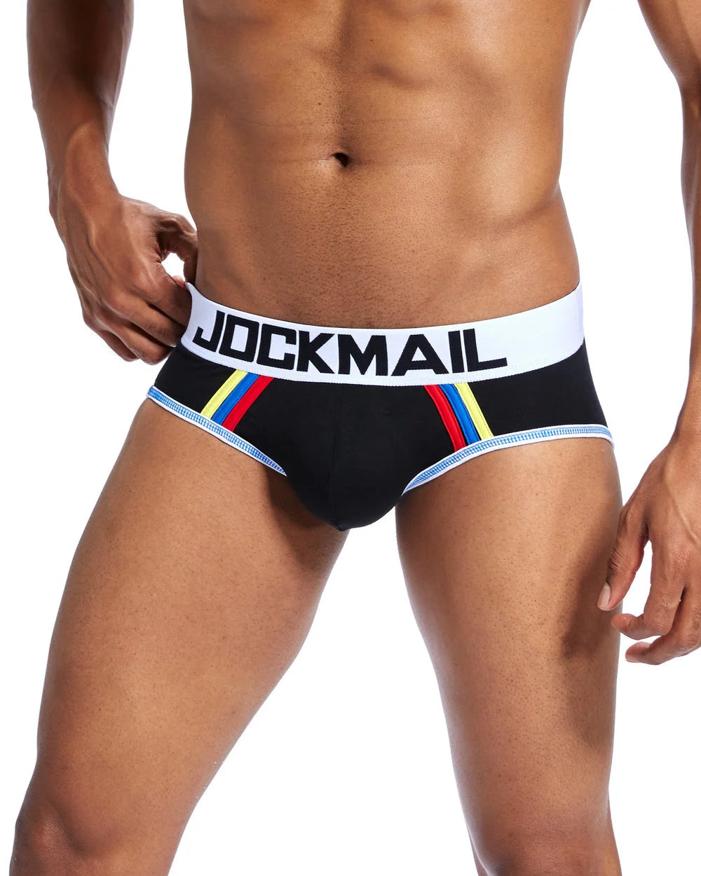 Jockmail Tri Tone Brief - Svart - G-Shop AS