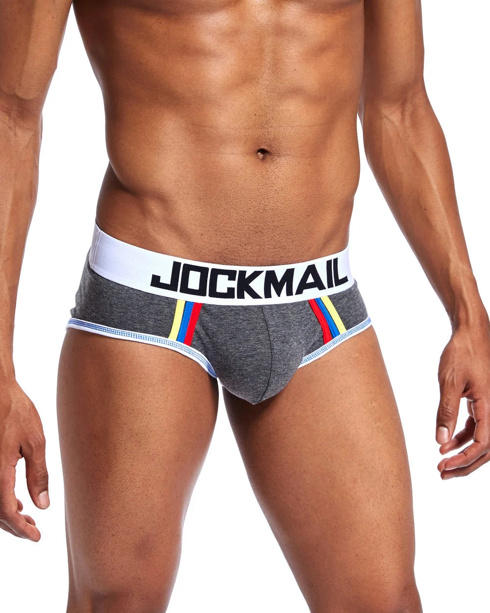 Jockmail Tri Tone Brief - Grå - G-Shop AS