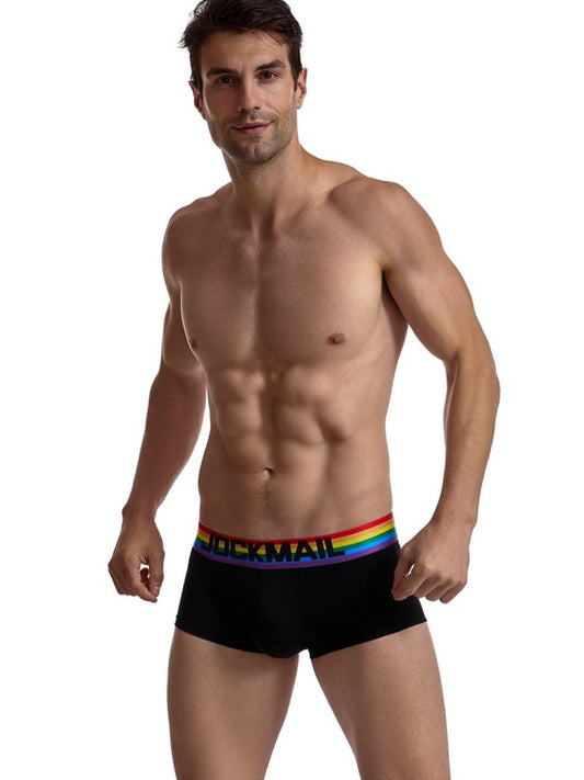 Jockmail Boxer Pride/Sort - G-Shop AS