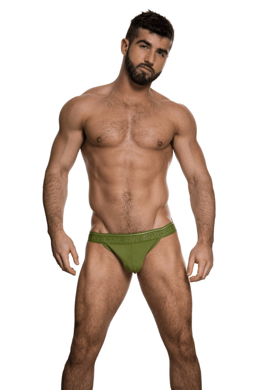 Garcon Khaki Bamboo Jockstrap - G-Shop AS