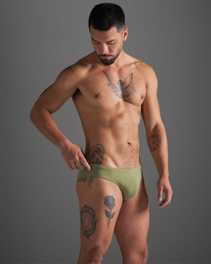 TEAMM8 Standard Swim Brief - Army