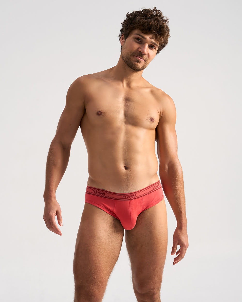 TEAMM8 Classic Cotton Brief - Raspberry