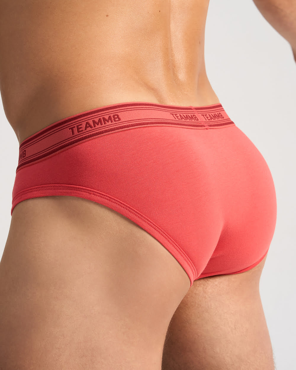 TEAMM8 Classic Cotton Brief - Raspberry