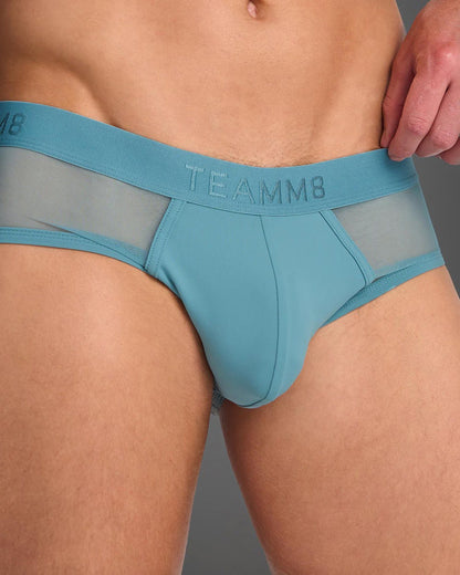 TEAMM8 - Score Sheer Brief - Teal - G-Shop AS