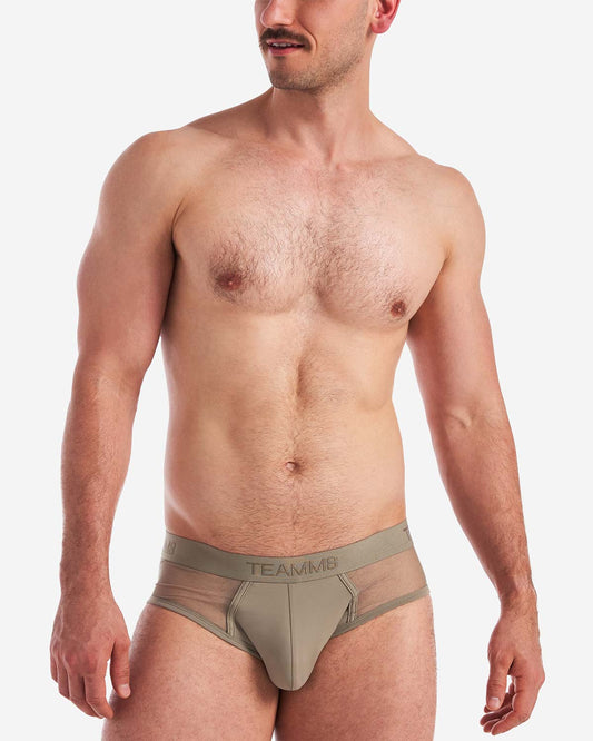 TEAMM8 Score Sheer Brief - Army - G-Shop AS