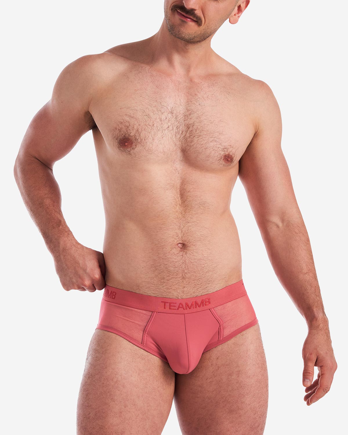 TEAMM8 Score Sheer Brief - Baroque Rose - G-Shop AS