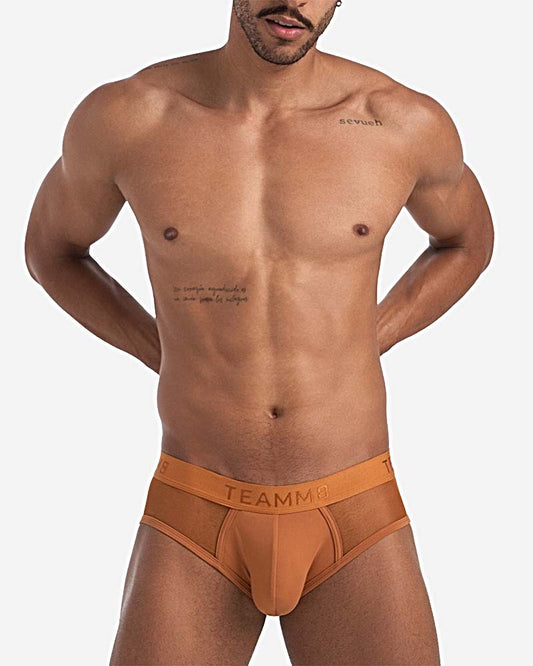 TEAMM8 Score Sheer Brief - Sudan Sugar - G-Shop AS