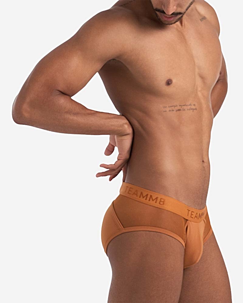 TEAMM8 Score Sheer Brief - Sudan Sugar - G-Shop AS