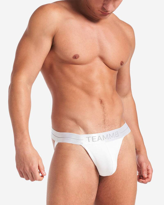 TEAMM8 Icon Jockstrap - Hvit - G-Shop AS