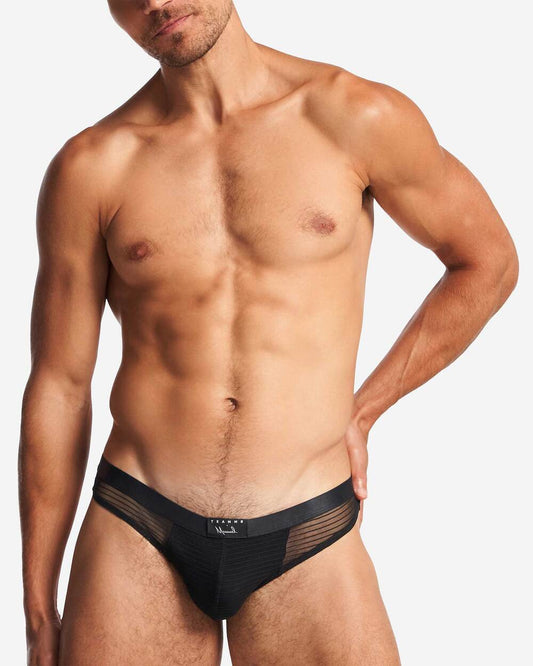 TEAMM8 Manuel Sheer Thong - Svart - G-Shop AS