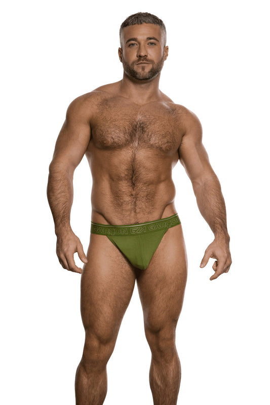 Garcon Khaki Bamboo Thong - G-Shop AS