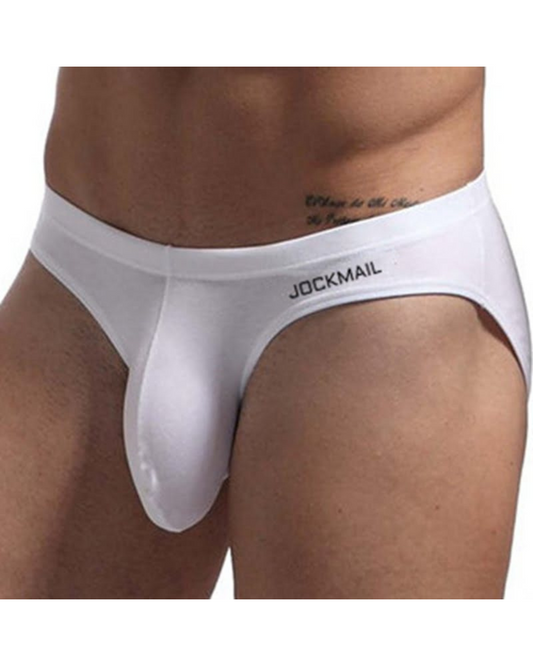 Jockmail Bulge Brief - Hvit - G-Shop AS