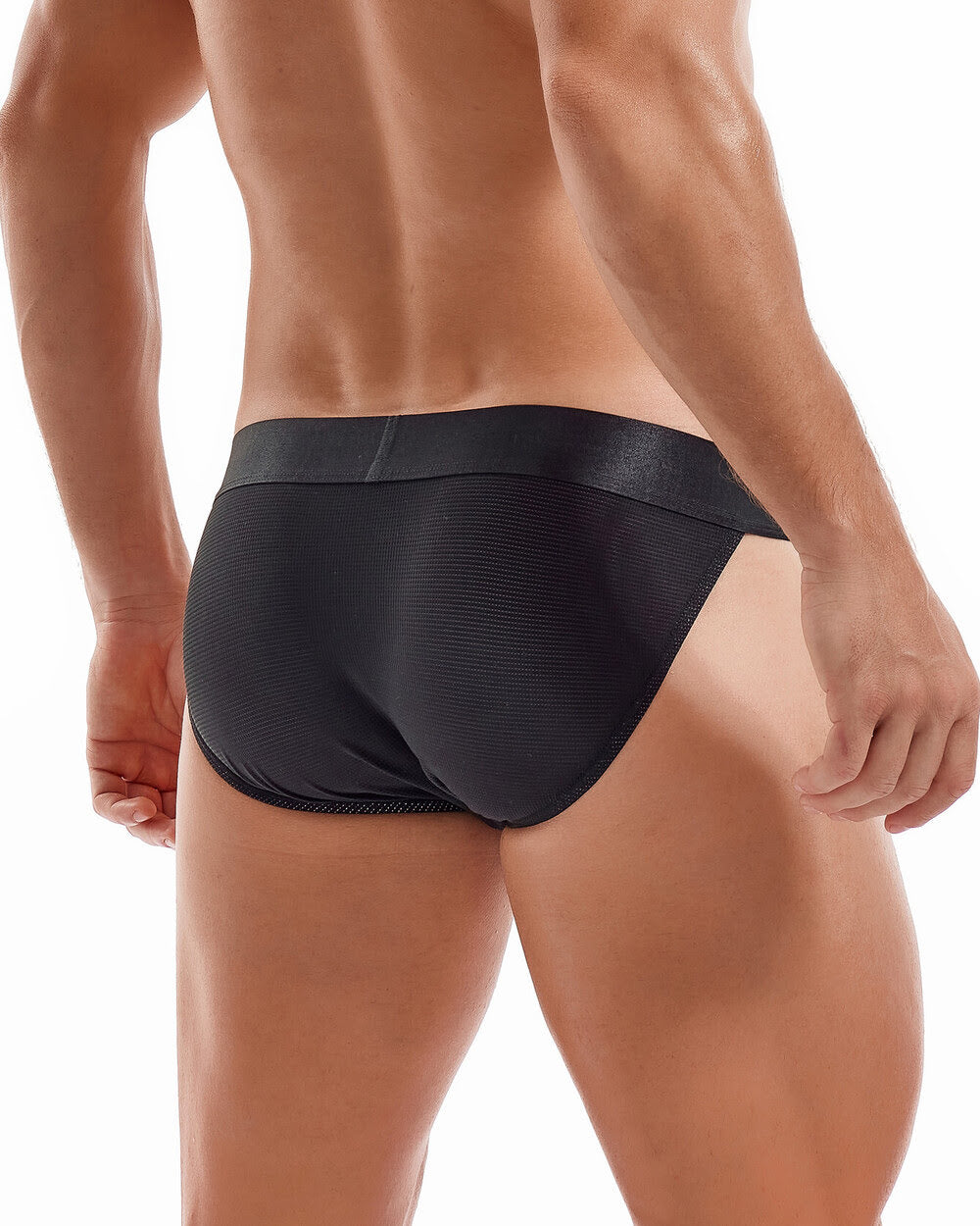 Jockmail Sports Brief Mesh - Svart - G-Shop AS