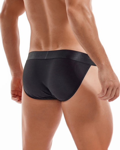 Jockmail Sports Brief Mesh - Svart - G-Shop AS