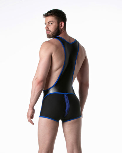 Leader Brut Singlet - Blå - G-Shop AS