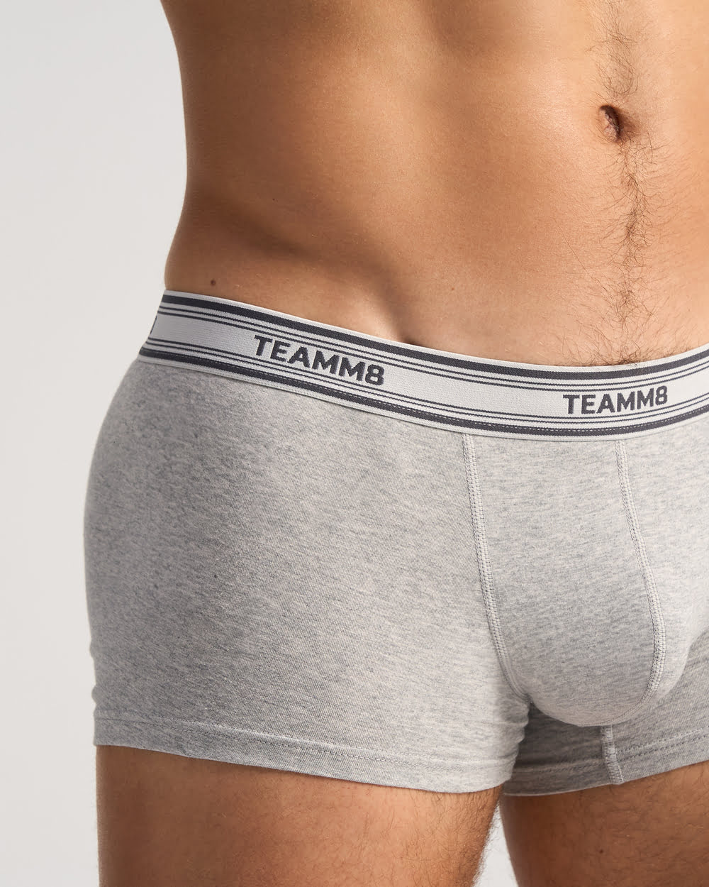 TEAMM8 Classic Cotton Trunk - Grey Marle - G-Shop AS