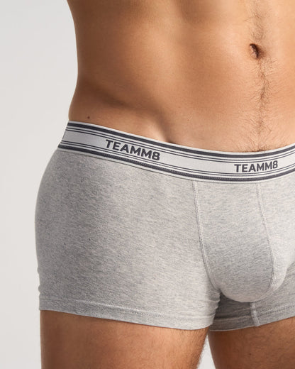 TEAMM8 Classic Cotton Trunk - Grey Marle - G-Shop AS