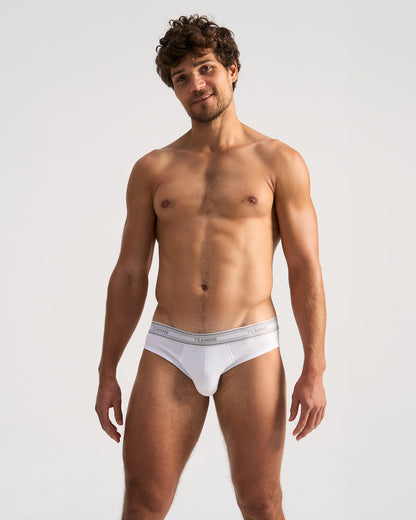 TEAMM8 Classic Cotton Brief - Hvit - G-Shop AS