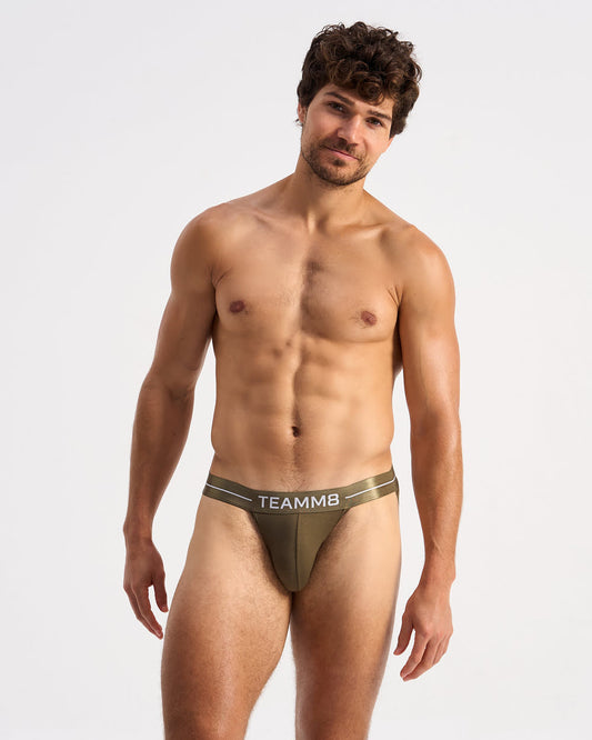 TEAMM8 Icon Jockstrap - Army - G-Shop AS