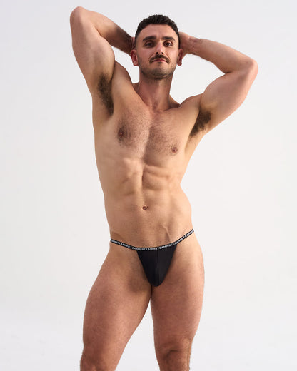Glide Micro Thong - Onyx - G-Shop AS