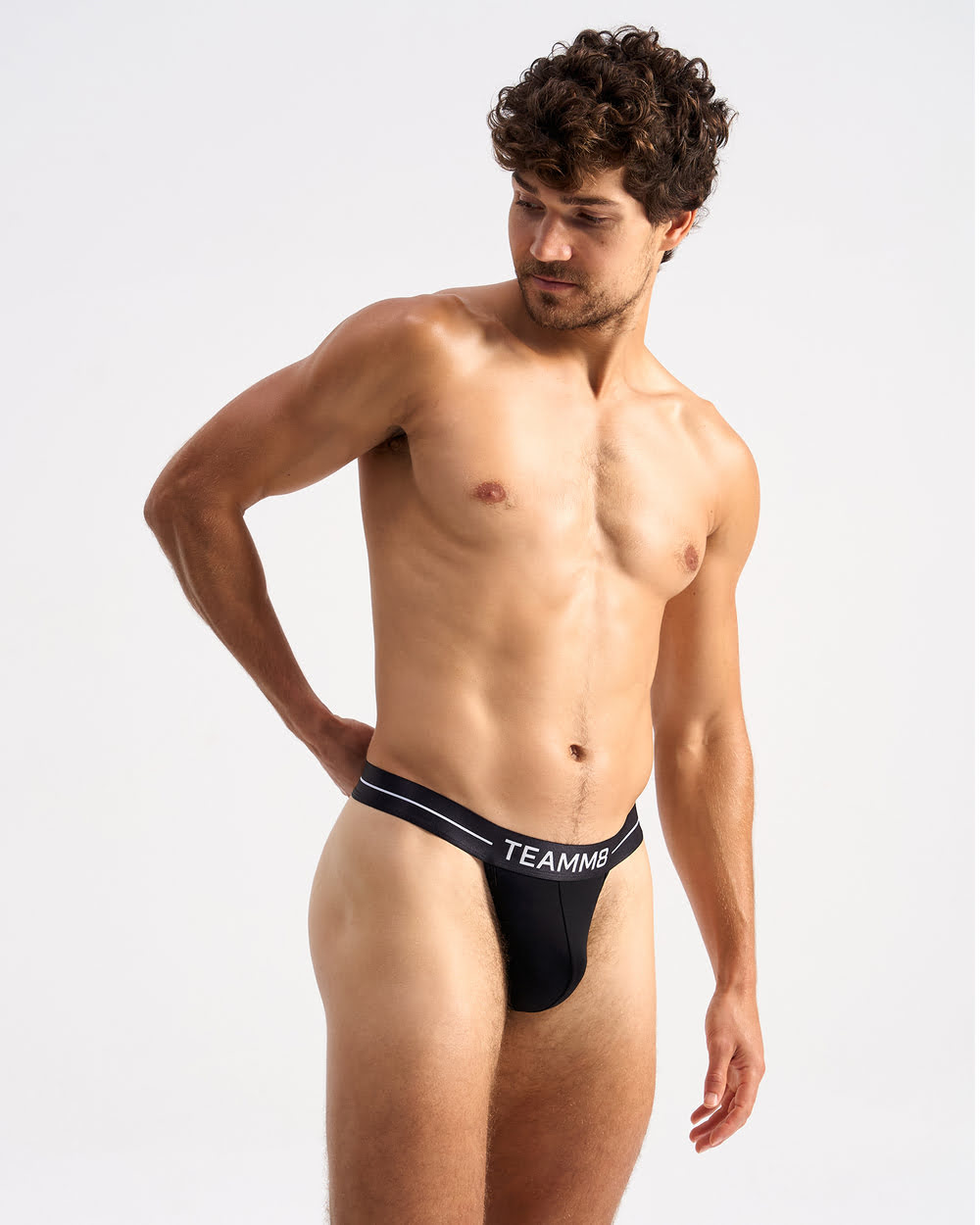TEAMM8 Icon Thong - Svart - G-Shop AS
