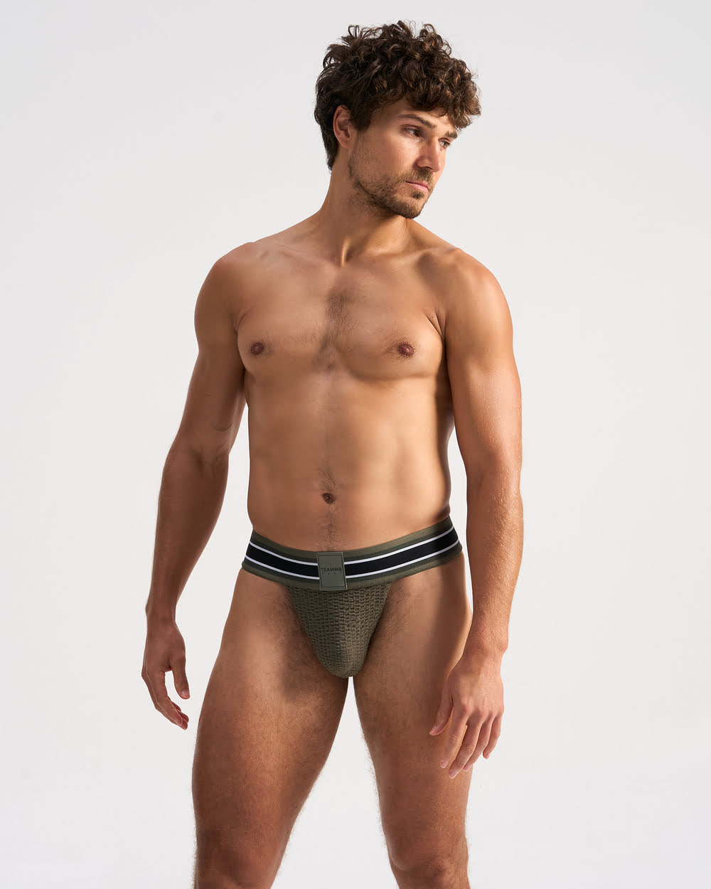 TEAMM8 Locker Room Thong - Khaki - G-Shop AS