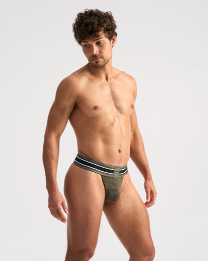 TEAMM8 Locker Room Thong - Khaki - G-Shop AS