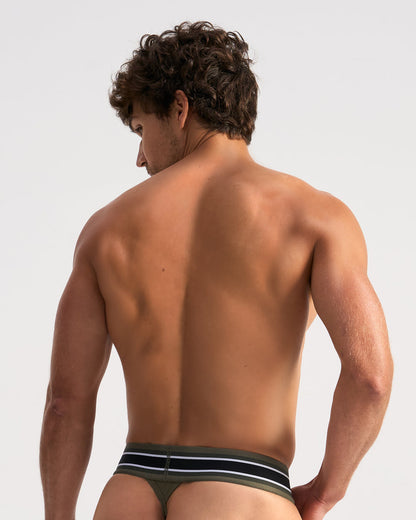 TEAMM8 Locker Room Thong - Khaki - G-Shop AS